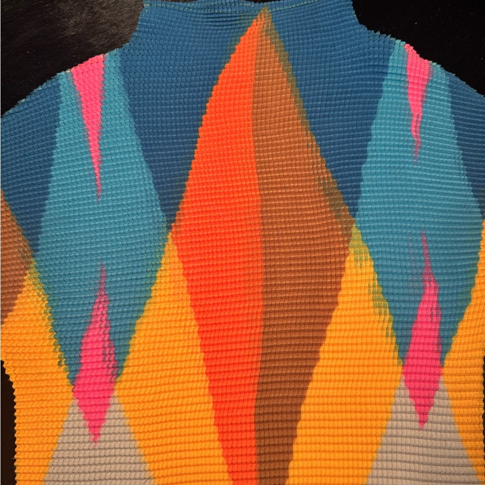 Colorful Geometric Pattern Dress - Picture 4 of 5